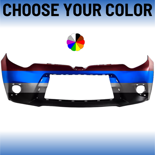 Front Bumper Cover For 2014-2016 Toyota Corolla