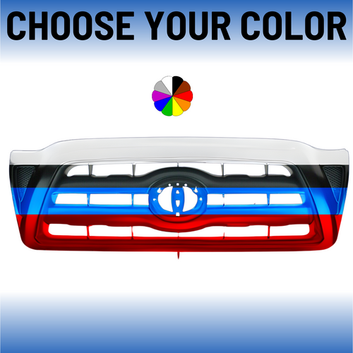 Paintable Front Grille For 2005-2011 Toyota Tacoma