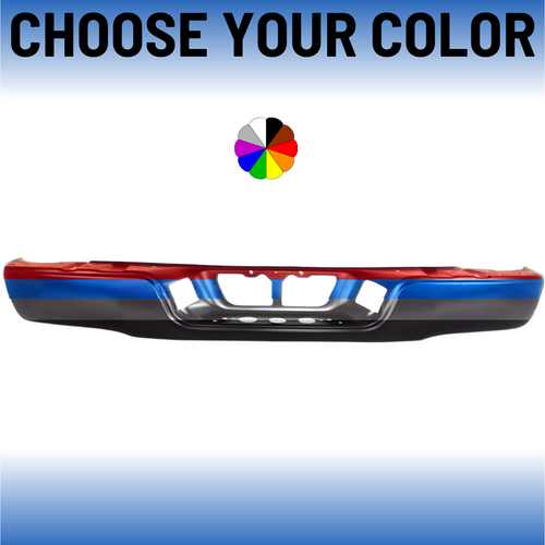 Rear Step Bumper For 2007-2013 Toyota Tundra Fleetside Without Sensors