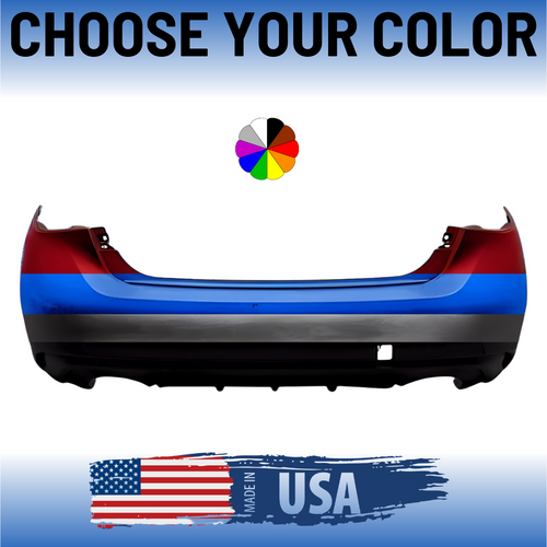 Rear Bumper Cover For 2018-2022 Infiniti Q50 Without Sensors