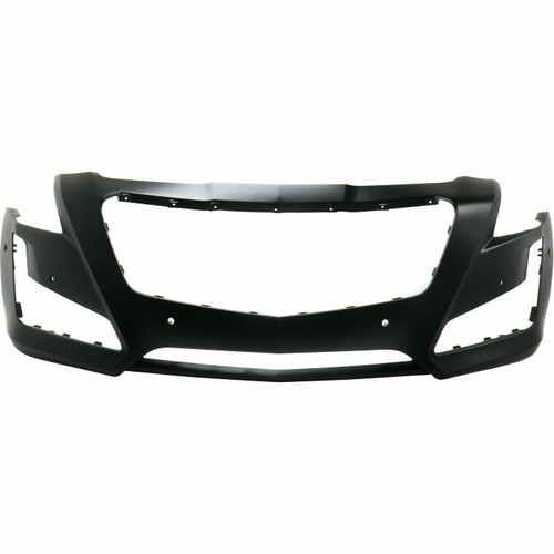 Front Bumper Cover For 2014-2019 Cadillac CTS Sedan With Sensors