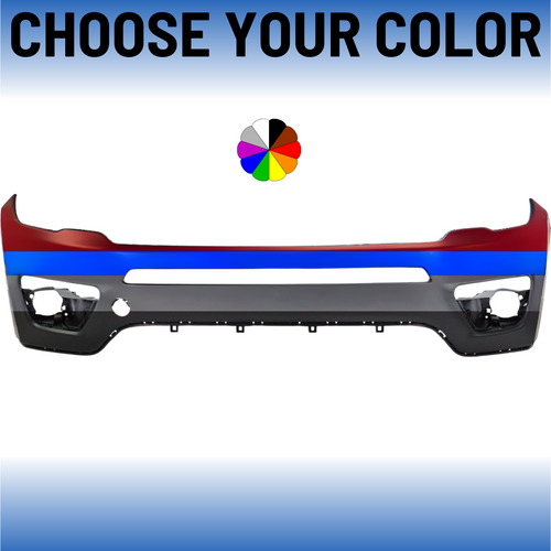 Front Upper Bumper Cover For 2017-2021 Jeep Compass Without Trailhawk