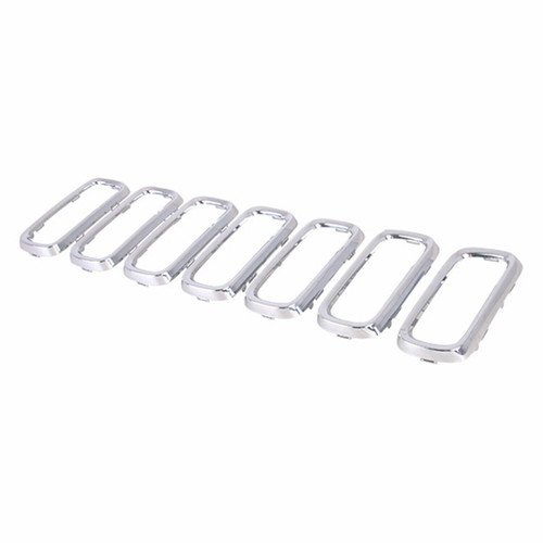 Chrome Grille Trim Set For 2015-2018 Jeep Renegade