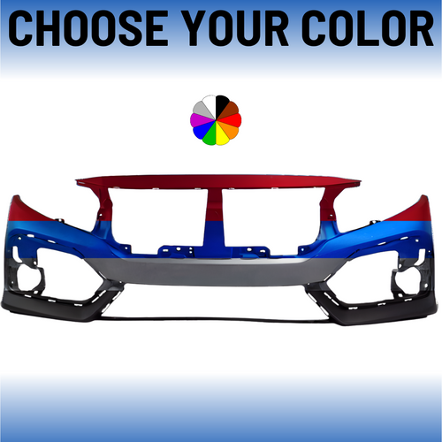 Front Bumper Cover For 2017-2019 Honda Civic Hatchback Models