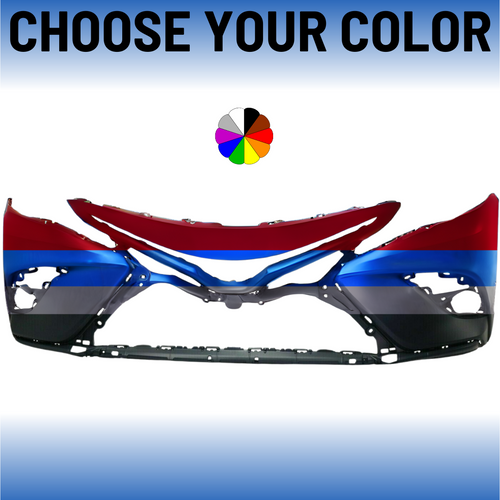 Front Bumper Cover For 2018-2020 Toyota Camry SE Without Sensors Front Bumper Cover For 2018-2020 Toyota Camry SE Without Sensors