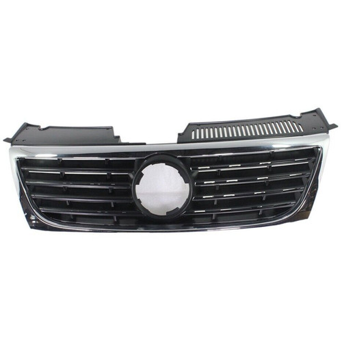 Grille Assembly For 2006-2010 Volkswagen Passat Without Sensors