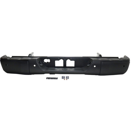 Complete Rear Bumper Assembly For 2014-2017 Toyota Tundra With Sensor Holes