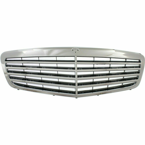 Front Grille For 2010-2013 Mercedes Benz S550 Chrome With Black Without Cruise