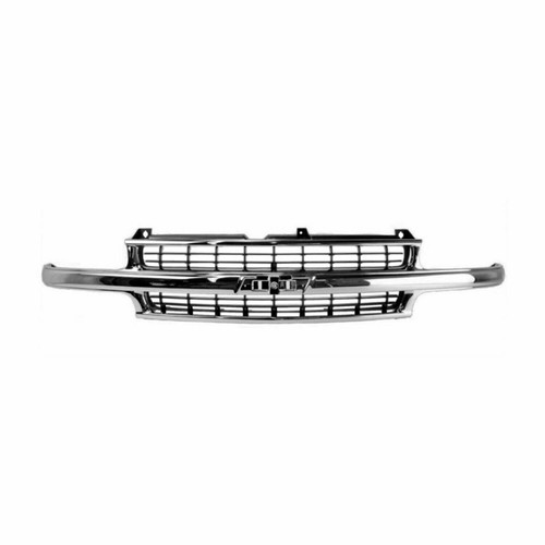 Chrome Grille For 1999-2002 Chevrolet Silverado 2000-2006 Tahoe Suburban