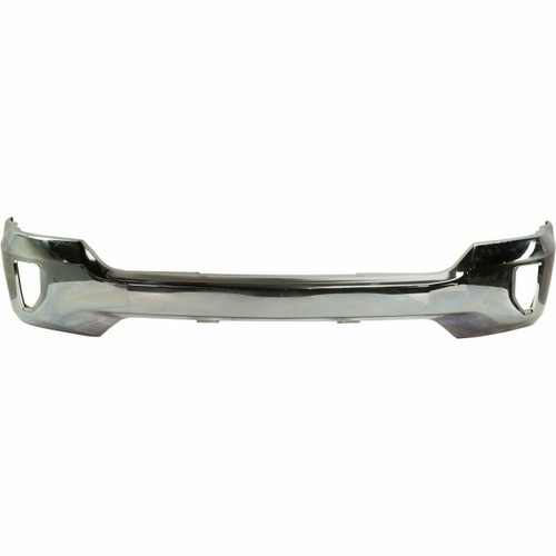 Chrome Front Bumper For 2016-2018 Chevrolet Silverado With Fog Lights