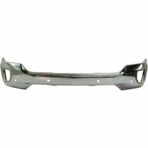 Chrome Front Bumper For 2016-2018 Chevrolet Silverado 1500 With Sensors