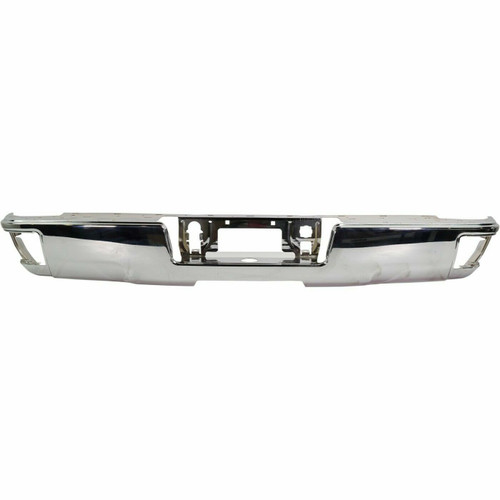Chrome Rear Step Bumper For 2014-2018 Chevrolet Silverado/GMC Sierra Without Sensors