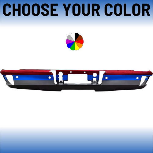 Rear Step Bumper For 2014-2018 Chevrolet Silverado/GMC Sierra With Sensors