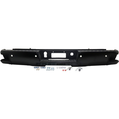 Complete Paintable Rear Bumper Assembly For 2014-2018 Chevrolet Silverado Sierra 1500 With Sensors