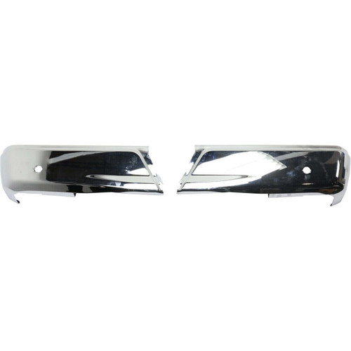 Rear Bumper End Set For 2015-2020 Ford F-150 With Sensor Holes