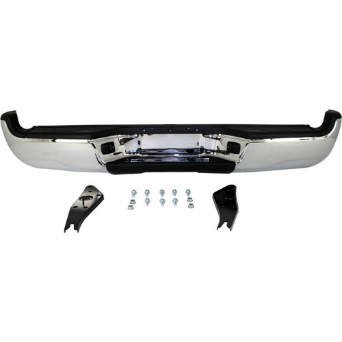 Complete Chrome Rear Bumper Assembly For 2005-2015 Toyota Tacoma