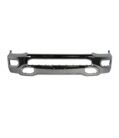 Chrome Front Bumper For 2019-2024 Dodge RAM 1500 New Body Style