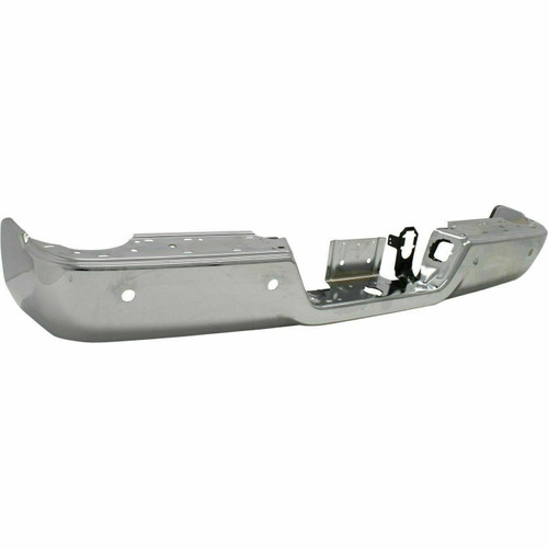 Chrome Rear Bumper For 2013-2018 Dodge RAM 2500/3500 With Sensor Holes