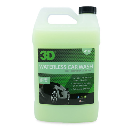 3D Green Waterless Car Wash GALLON