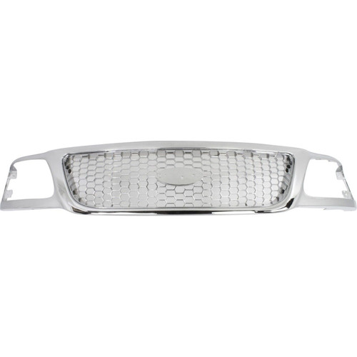 Grille For 1999-2003 Ford F-150/F-250 Fully Chromed