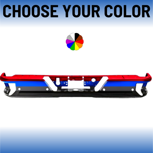 Rear Bumper For Chevrolet Silverado/GMC Sierra Single Exhaust With Sensors 2019-2025