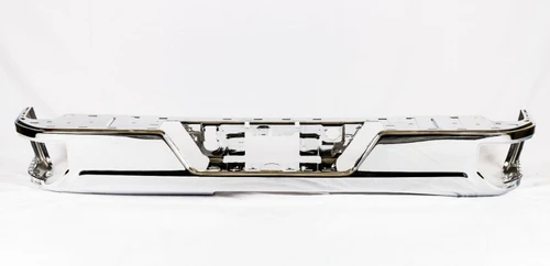 Chrome Rear Bumper For Chevy Silerado/GMC Sierra With Single Exhaust Without Sensors 2019-2025