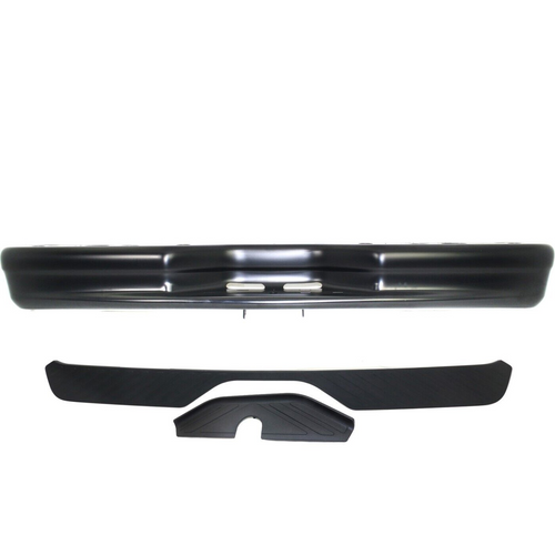 Complete Rear Step Bumper Assembly For 1992-2014 Ford Econoline Without Sensors