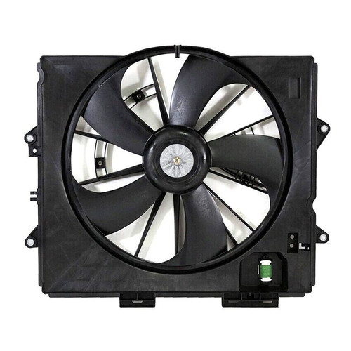 Cooling AC Condenser and Radiator Fan for 2009-2013 Cadillac CTS