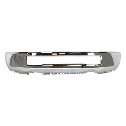 Chrome Front Bumper For 2017-2019 Ford F-450/F-550 Without Fog Lamps