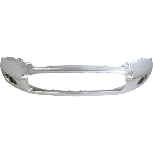 Chrome Front Bumper For 2007-2013 Toyota Tundra With Park Sensors