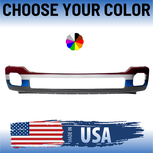 USA Made Steel Front Bumper For 2011-2016 Ford F-450/F-550 Super Duty