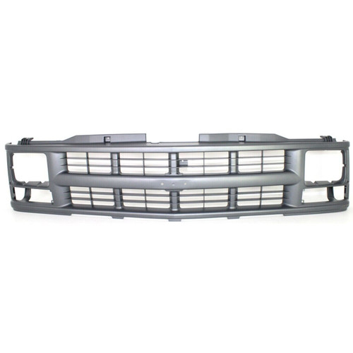 Silver Grille For Chevy Blazer C1500/K1500 Suburban Tahoe With Sealed Beam