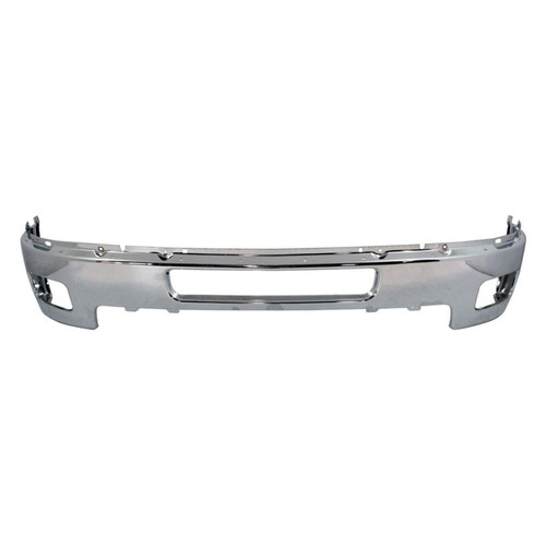 Chrome Front Bumper For 2011-2014 Chevy Silverado 2500/3500 With Fog Lamps