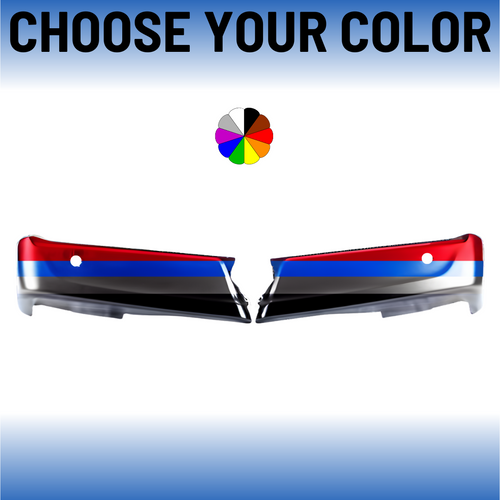 Left and Right Rear Bumper End Set For 2021-2024 Ford F-150