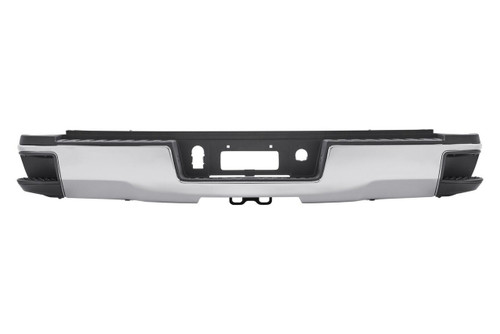 Complete Rear Bumper Assembly For 2015-2019 Chevy Silverado GMC Sierra 2500/3500