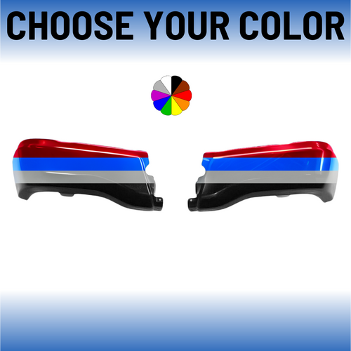 Rear Bumper End Set For 2019-2023 Ford Ranger Without Sensor Holes