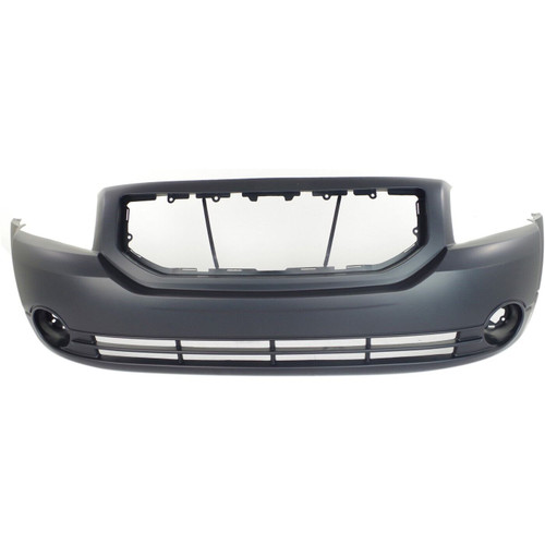 Front Bumper Cover For 2007-2012 Dodge Caliber With Fog Light Holes