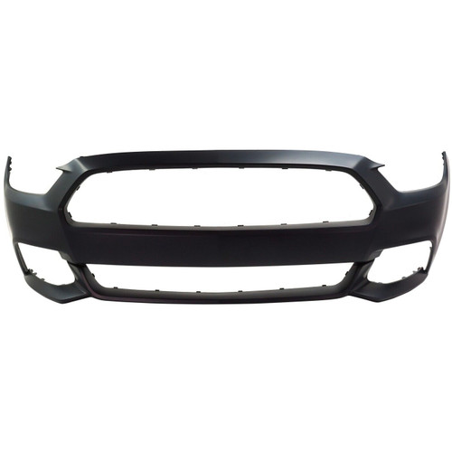 Front Bumper Cover For 2015-2017 Ford Mustang Base and GT Model Wihtout Tow Hook Hole