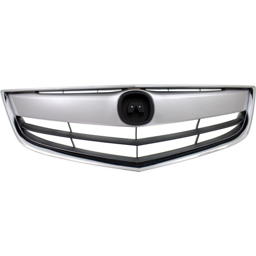 Chrome and Black Grille Assembly For 2013-2015 Acura ILX