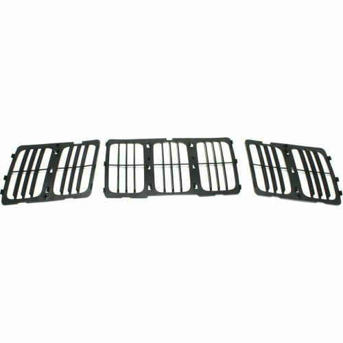 Grille For 2014-2016 Jeep Grand Cherokee Louvered Insert Black