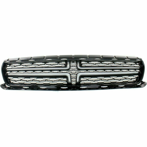 Gloss Black Chrome Grille For 2015-2020 Dodge Charger