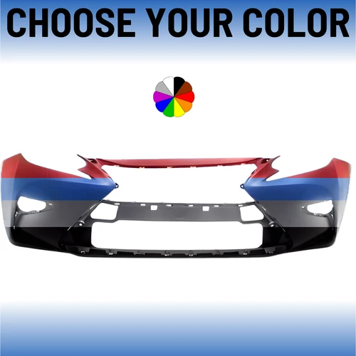 Primed Front Bumper For 2016-2018 ES350/ES300h CAPA