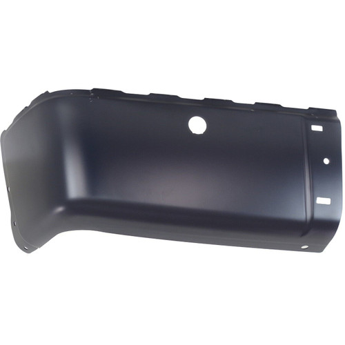 Left Rear Paintable Bumper End For 2007-2013 Chevy Silverado With Sensors