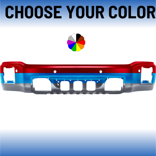 Front Bumper For 2014-2015 GMC Sierra 1500 With Sensor  Holes