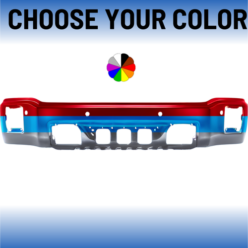 Front Bumper For 2014-2015 GMC Sierra 1500 With Sensor  Holes