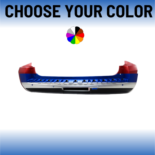 Rear Bumper Cover For 2015-2016 Chevrolet Suburban With Park Sensor Holes and With Blind Spot Brackets