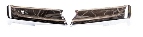 Left and Right Chrome Rear Bumper End Set For 2021-2024  Ford F-150