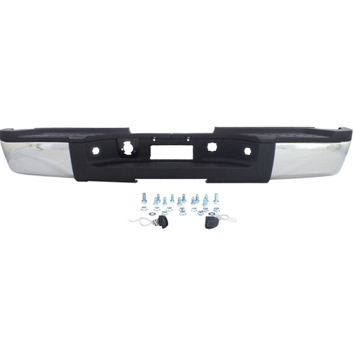 Complete Rear Bumper Assembly For 2007-2010 Chevy Silverado 3500HD/GMC Sierra 3500HD Models