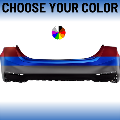 Rear Bumper Cover For 2018-2022 Hyundai Accent Sedan