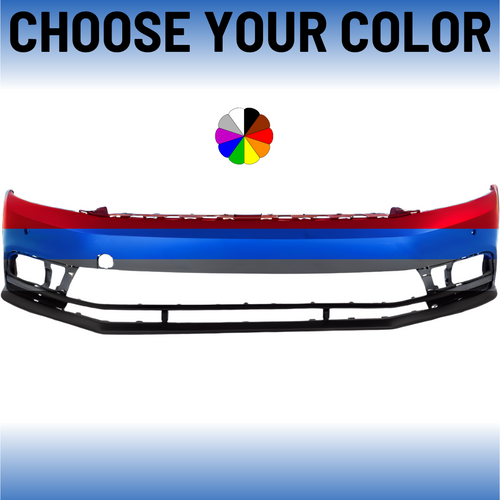 Front Bumper For 2015-2018 Volkswagen Jetta Sedan With Sensors